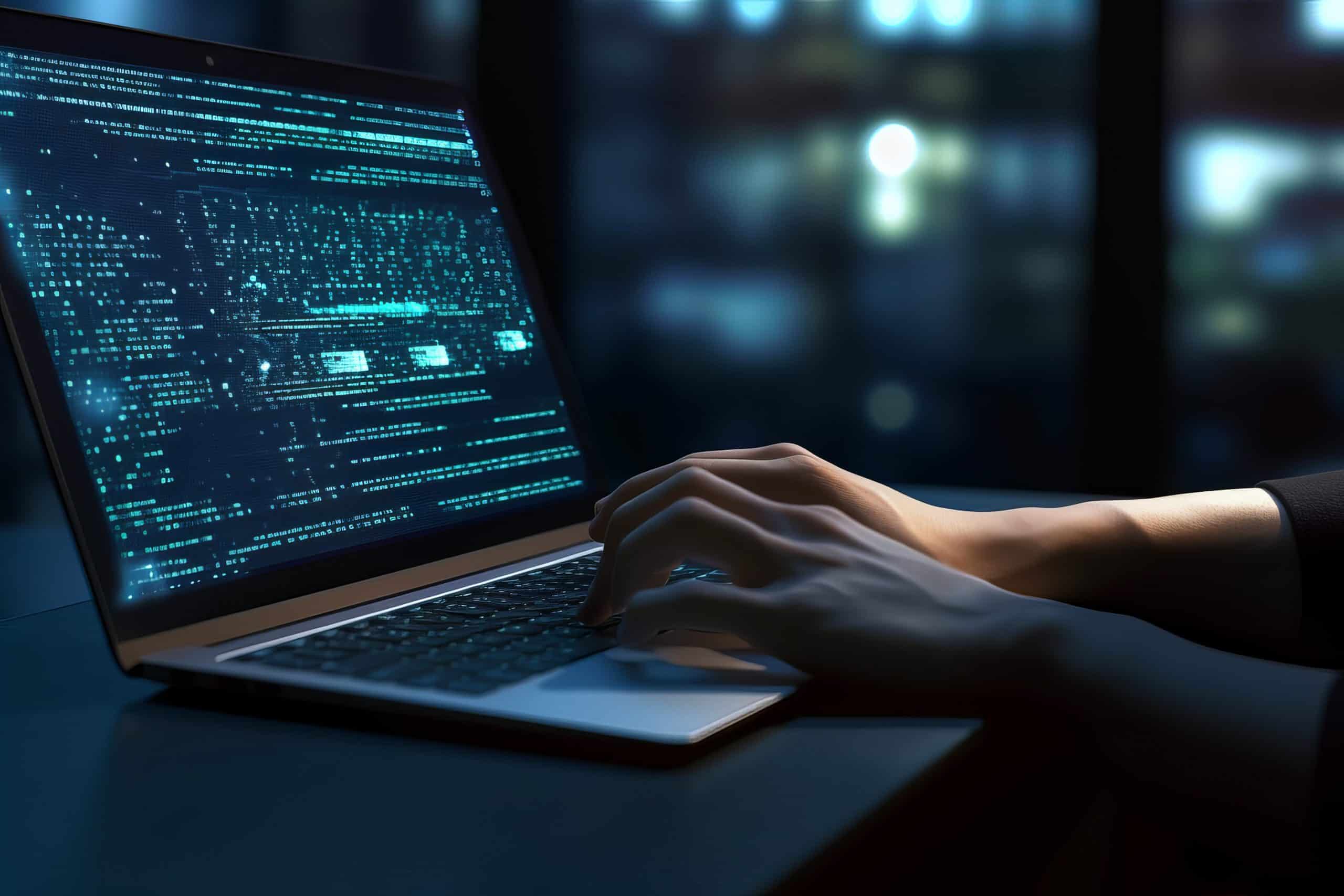 Software development concept. Coding programmer, software engine